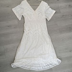 Farm Rio white dress